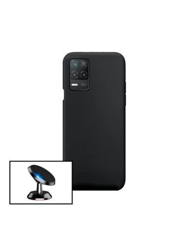 Kit Suporte Magnético + Capa Silicone Líquido para Realme 8 5G