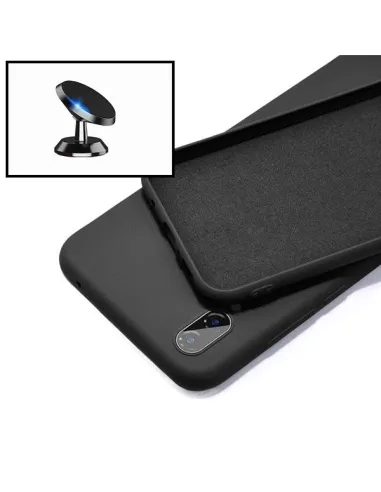 Kit Suporte Magnético + Capa Silicone Líquido para Samsung Galaxy A02