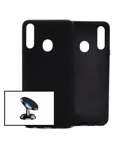 Kit Suporte Magnético + Capa Silicone Líquido para Samsung Galaxy A20s