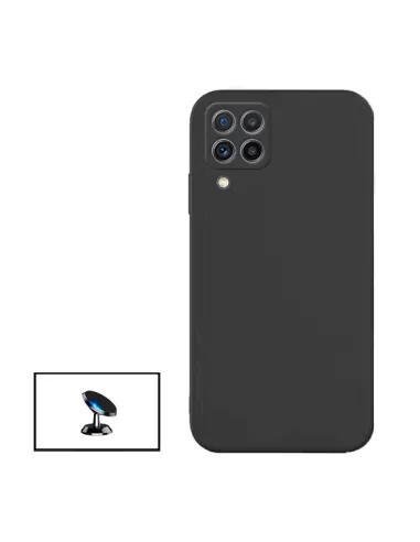 Kit Suporte Magnético + Capa Silicone Líquido para Samsung Galaxy M22