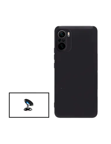 Kit Suporte Magnético + Capa Silicone Líquido para Xiaomi 11T