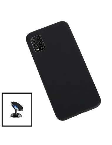 Kit Suporte Magnético + Capa Silicone Líquido para Xiaomi Mi 10 Lite Zoom