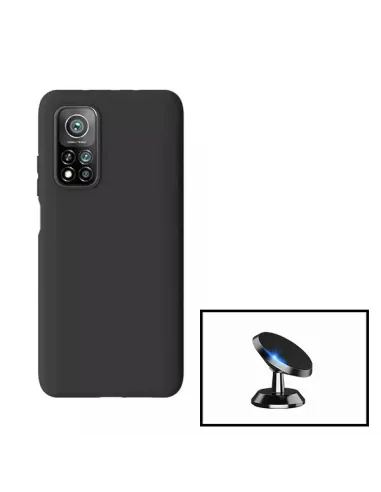 Kit Suporte Magnético + Capa Silicone Líquido para Xiaomi Mi 10T Pro 5G