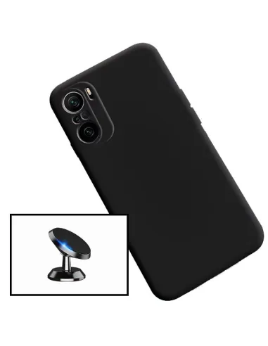 Kit Suporte Magnético + Capa Silicone Líquido para Xiaomi Mi 11i