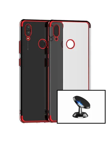 Kit Suporte Magnético + Capa SlimArmor para Huawei P30 Lite - Vermelho