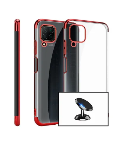 Kit Suporte Magnético + Capa SlimArmor para Samsung Galaxy A21s - Vermelho