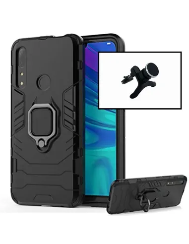 Kit Suporte Magnético Reforçado + Capa Military para Huawei P Smart Z