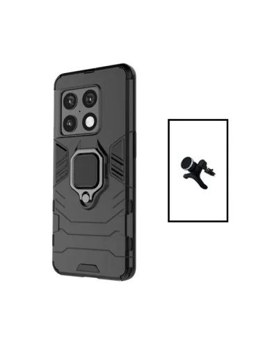 Kit Suporte Magnético Reforçado + Capa Military para OnePlus 10T - Preto