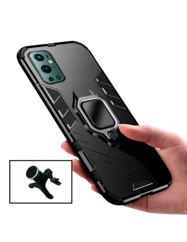 Kit Suporte Magnético Reforçado + Capa Military para OnePlus 9 Pro