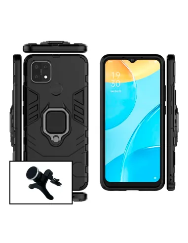 Kit Suporte Magnético Reforçado + Capa Military para Oppo A15