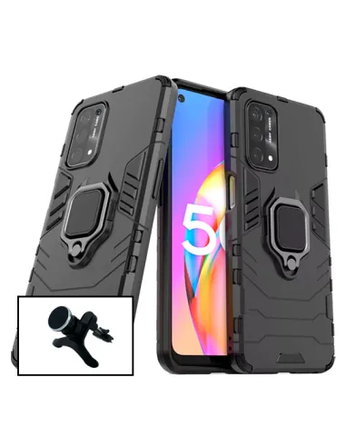 Kit Suporte Magnético Reforçado + Capa Military para Oppo A16S