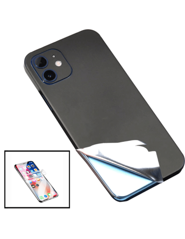 Kit Película Traseira Full-Edged SurfaceStickers + Película Hydrogel Full Cover Frente para iPhone SE 2020 - Preto