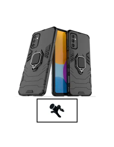 Kit Suporte Magnético Reforçado + Capa Military para Samsung Galaxy A04s - Preto