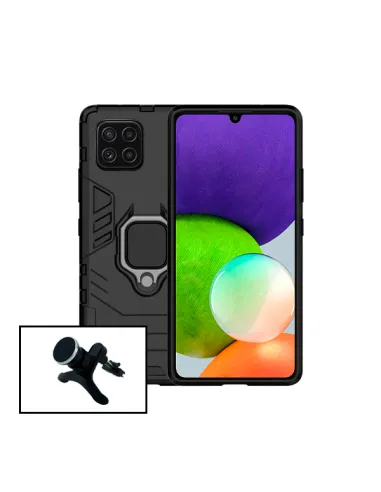 Kit Suporte Magnético Reforçado + Capa Military para Samsung Galaxy M22