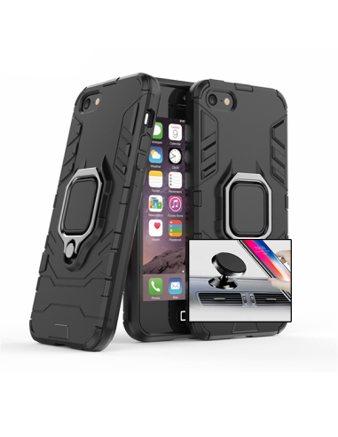 Kit Suporte Magnético de Carro + Capa 3X1 Military Defender para iPhone 5 / 5S / SE