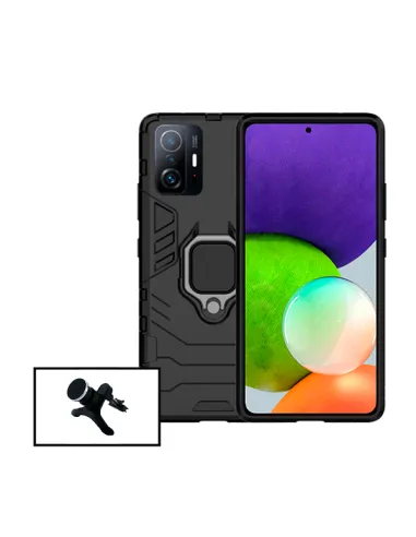 Kit Suporte Magnético Reforçado + Capa Military para Xiaomi 11T Pro