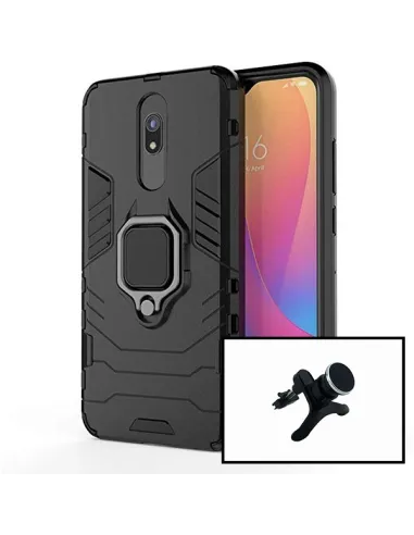 Kit Suporte Magnético Reforçado + Capa Military para Xiaomi Redmi 8a Pro