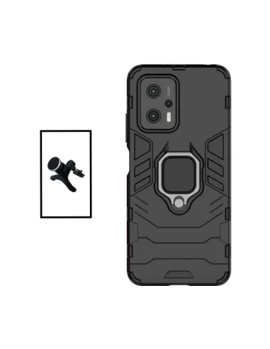 Kit Suporte Magnético Reforçado + Capa Military para Xiaomi Redmi K50i - Preto