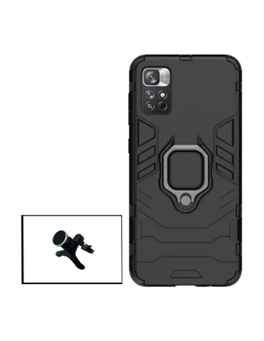 Kit Suporte Magnético Reforçado + Capa Military para Xiaomi Redmi Note 11