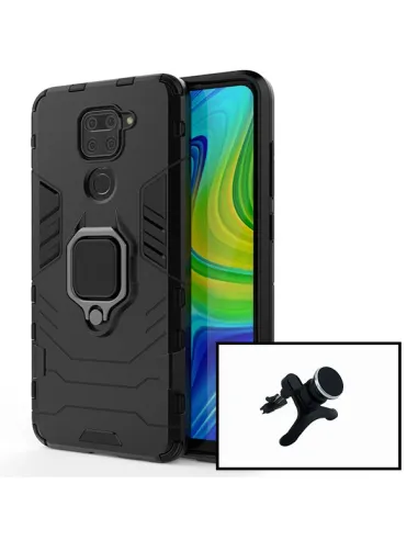 Kit Suporte Magnético Reforçado + Capa Military para Xiaomi Redmi Note 9