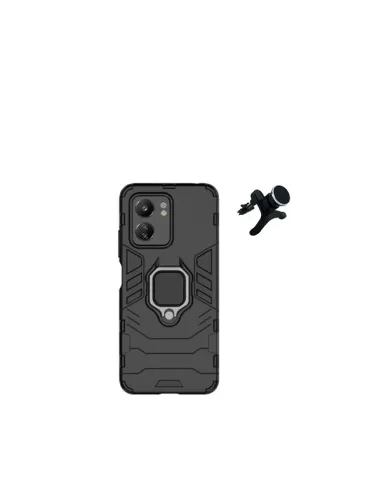 Kit Suporte Magnético Reforçado + Capa Military  para Xiaomi Redmi 13C - Preto