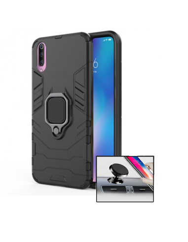 Kit Suporte Magnético de Carro + Capa 3X1 Military Defender para Xiaomi Mi 9