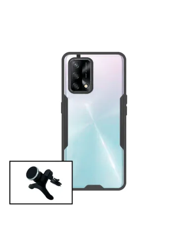 Kit Suporte Magnético Reforçado + capa case 3X1 Clear Armor para OnePlus Nord N200 5G