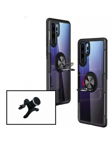 Kit Suporte Magnético Reforçado + capa case 3X1 Clear Armor para Xiaomi Poco M2 Pro