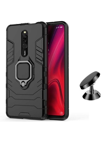 Kit Suporte Magnético de Carro + Capa 3X1 Military Defender para Xiaomi Redmi 8