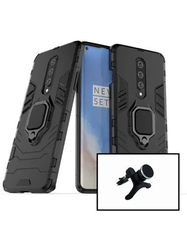 Kit Suporte Magnético Reforçado + Capa Military  Defender 3x1 Anti-Impacto para OnePlus 8 Pro