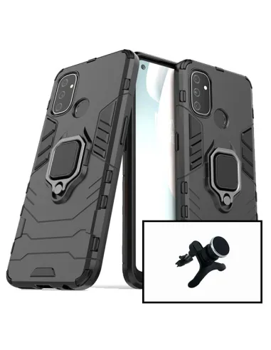 Kit Suporte Magnético Reforçado + Capa Military  Defender 3x1 Anti-Impacto para OnePlus Nord N10 5G