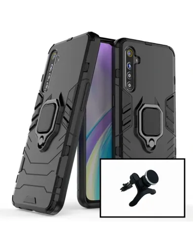 Kit Suporte Magnético Reforçado + Capa Military  Defender 3x1 Anti-Impacto para Oppo A91