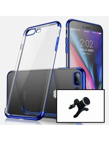 Kit Suporte Magnético Reforçado + Capa SlimArmor para iPhone SE 2022 - Azul