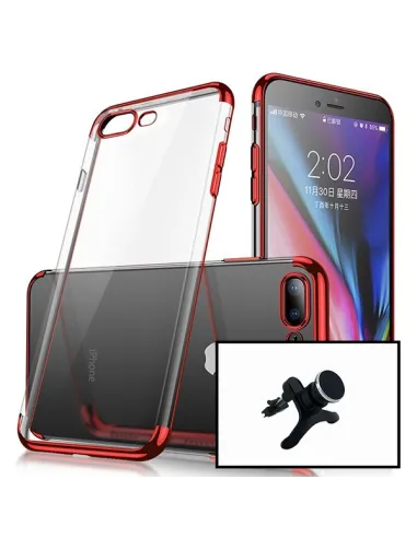 Kit Suporte Magnético Reforçado + Capa SlimArmor para iPhone SE 2022 - Vermelho