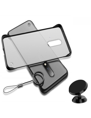 Kit Suporte Magnético de Carro + Capa Invisible Bumper para iPhone 11 Pro