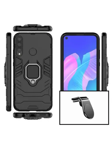 Kit Suporte Magnético L + Capa Military para Huawei Y7p