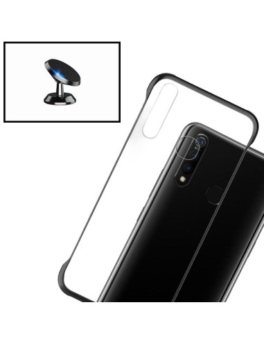 Kit Suporte Magnético de Carro + Capa Invisible Bumper para Samsung Galaxy M30