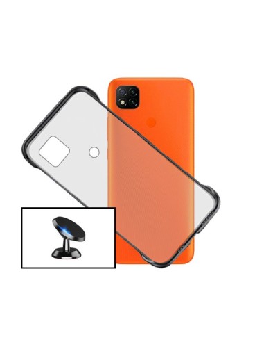 Kit Suporte Magnético de Carro + Capa Invisible Bumper para Xiaomi Poco C31