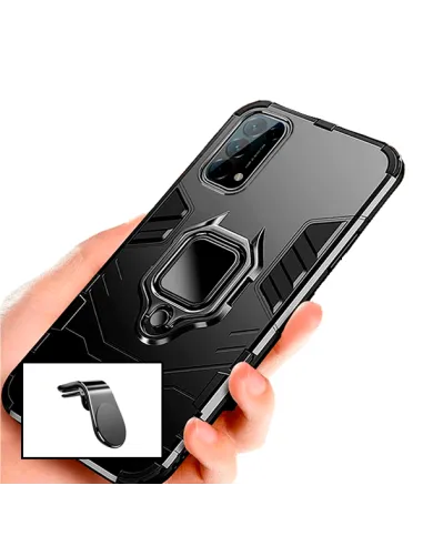 Kit Suporte Magnético L + Capa Military para Oppo Reno5 5G