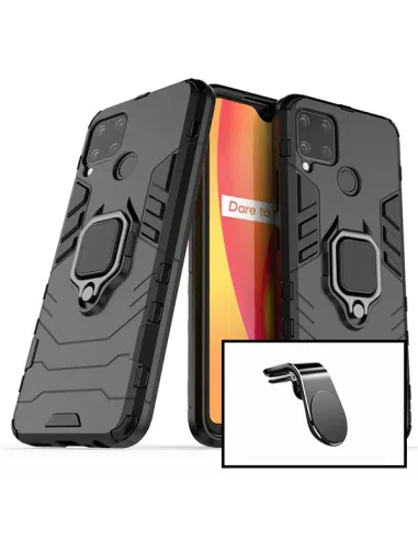 Kit Suporte Magnético L + Capa Military para Realme C15