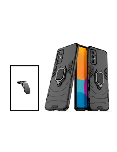 Kit Suporte Magnético L + Capa Military para Samsung Galaxy A23 - Preto