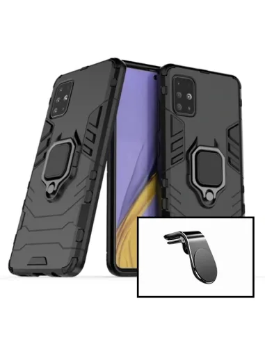 Kit Suporte Magnético L + Capa Military para Samsung Galaxy A51 5G