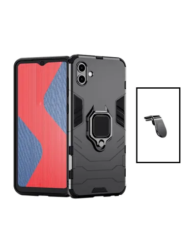 Kit Suporte Magnético L + Capa Military para Samsung Galaxy M13 5G - Preto