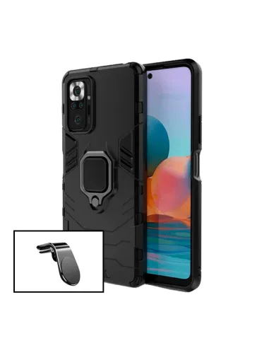 Kit Suporte Magnético L + Capa Military para Xiaomi Redmi Note 10 Pro+