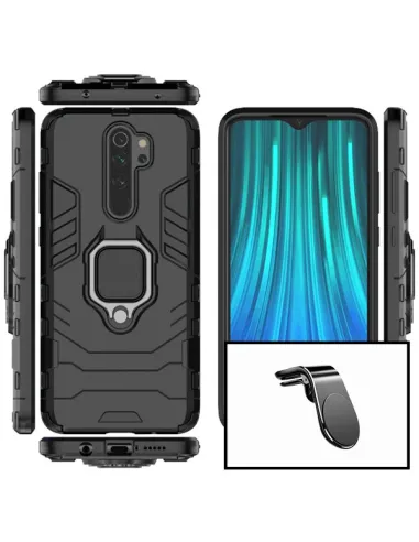 Kit Suporte Magnético L + Capa Military para Xiaomi Redmi Note 8 Pro