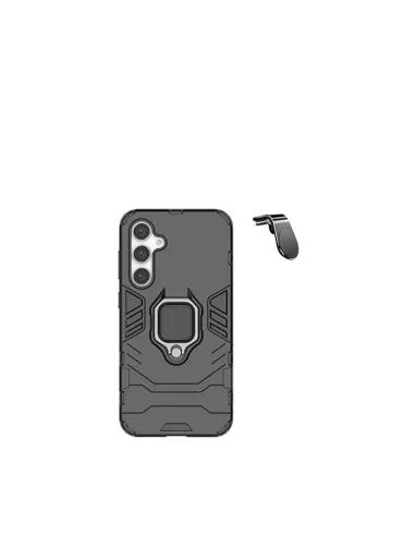 Kit Suporte Magnético L + Capa Military  para Samsung Galaxy A15 5G - Preto