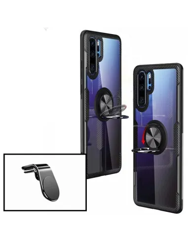 Kit Suporte Magnético L + capa case 3X1 Clear Armor para Huawei Honor 10