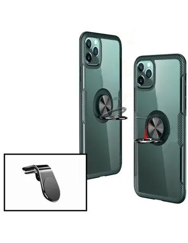 Kit Suporte Magnético L + capa case 3X1 Clear Armor para iPhone X / XS