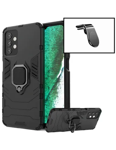 Kit Suporte Magnético L + Capa Military  Defender 3x1 Anti-Impacto para Samsung Galaxy A52