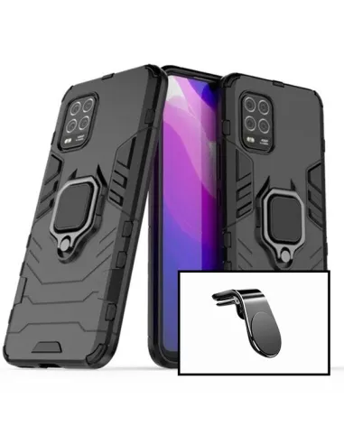 Kit Suporte Magnético L + Capa Military  Defender 3x1 Anti-Impacto para Xiaomi Mi 10 Youth 5G